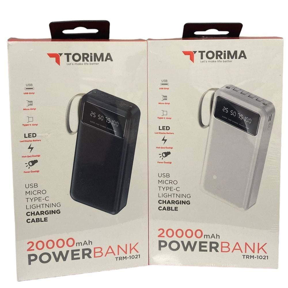 POWER BANK 20000 MAH TRM-1021