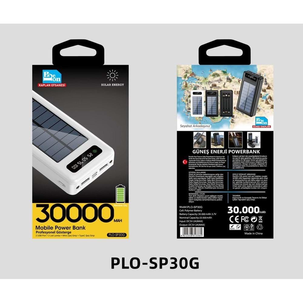 POWER BANK 30000 MAH PLO-SP30G