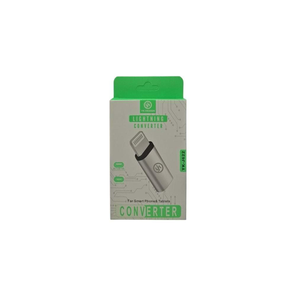 TYPE-C TO LIGHTNING UÇ APARAT (YK-J622)