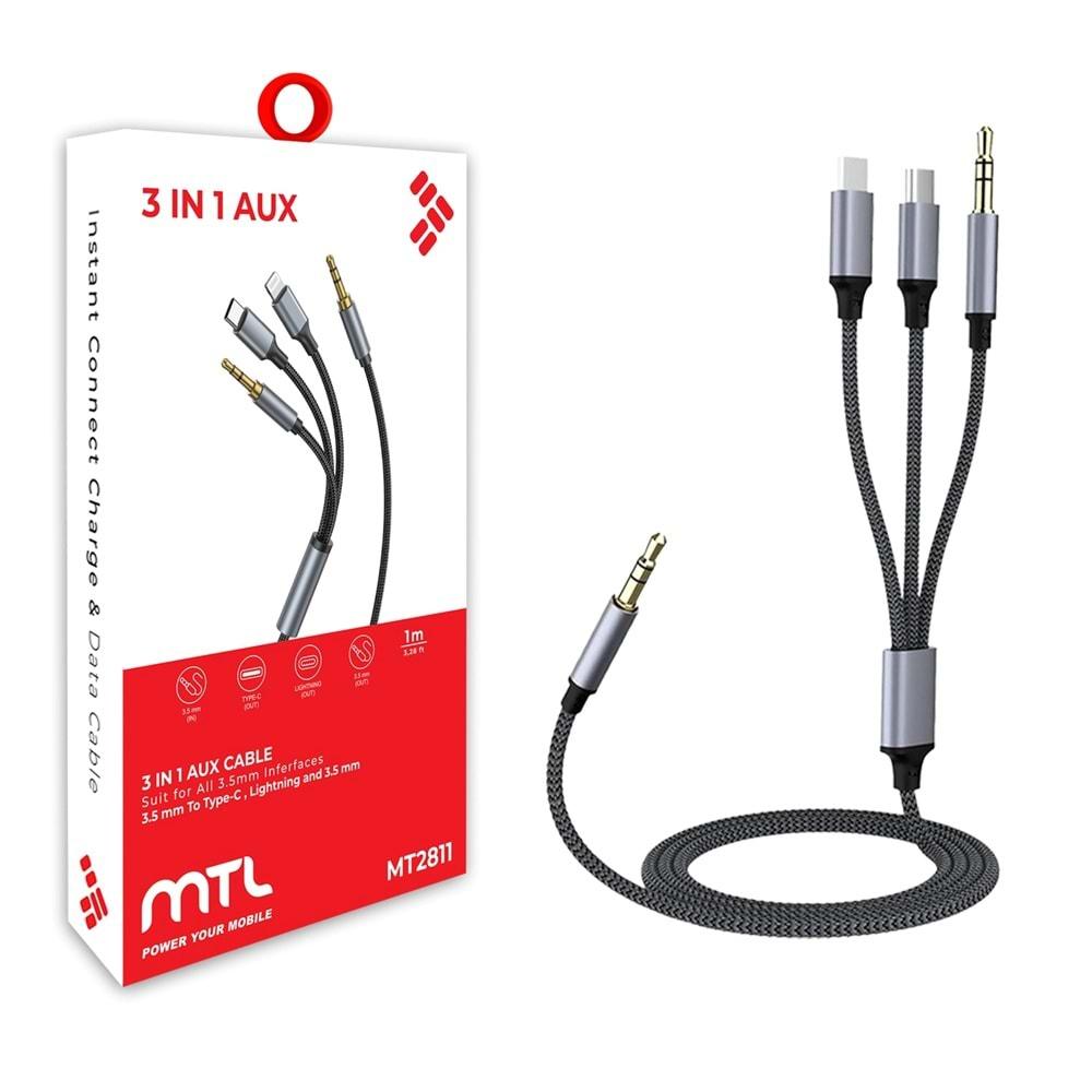 AUX KABLO 3İN1 (MT2811)