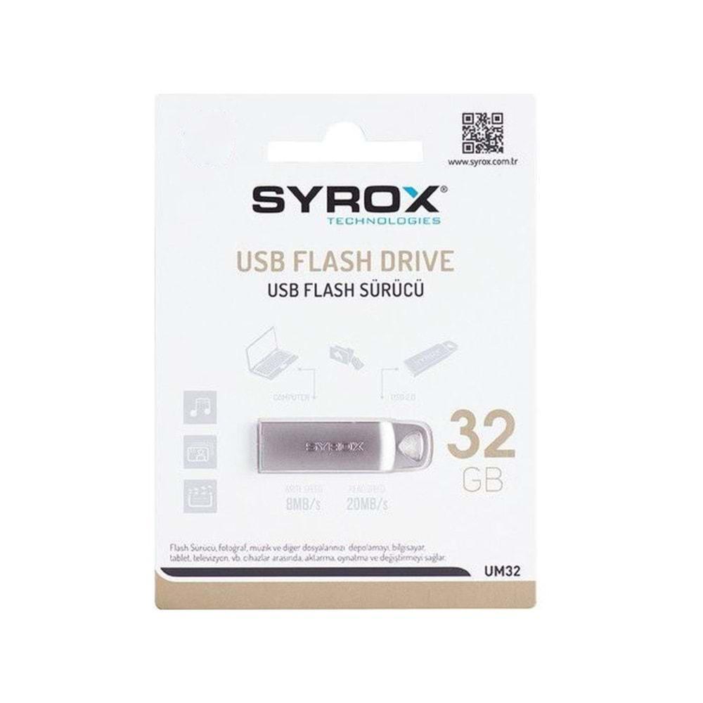 32 GB FLASH METAL SYROX