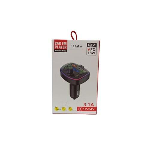 BLUETOOTH FM MODÜLATÖR (ECC-Q7)