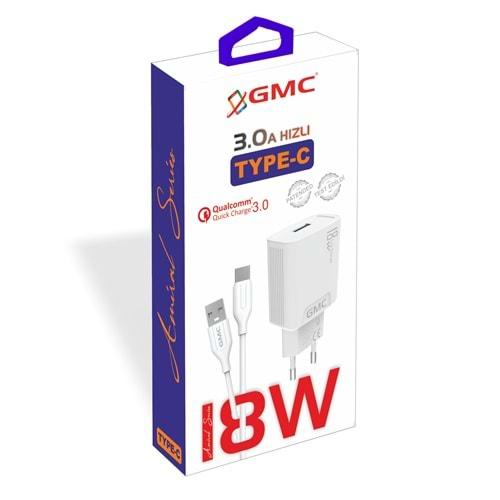 TYPE-C 18W ŞARJ GMC (KDR-40T)