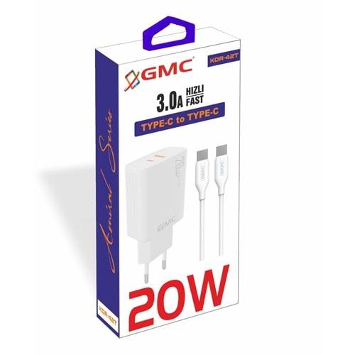 TYPE-C PD+USB 20W ŞARJ GMC (KDR-42TT)
