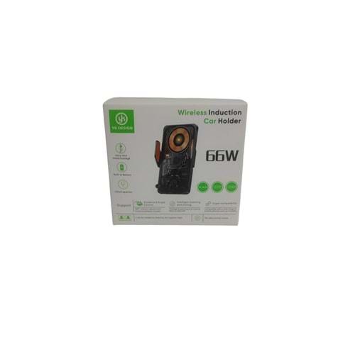 ARAÇ TELEFON TUTUCU WİRELESS 66W YK-W127