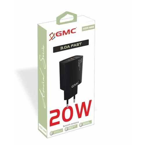 PD+USB ŞARJ 20W GMC (KDR-42B)
