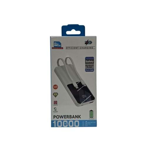 POWER BANK 10000 MAH FAST PLO-V26B