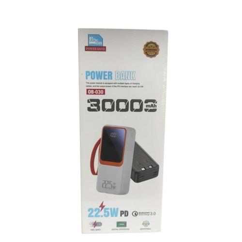 POWER BANK 30000 MAH FAST OB-030