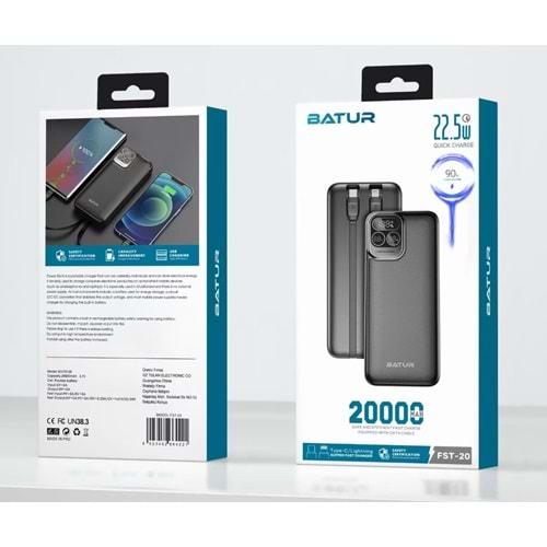 POWER BANK 20000 MAH 22.5W (FST-20)