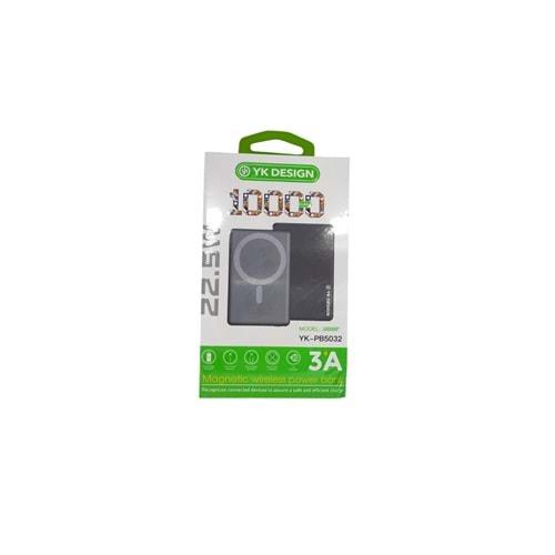 10.000 MAH POWER BANK MAGSAFE (YK-PB5032)