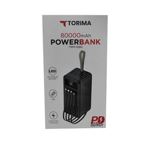80.000 MAH POWER BANK 22.5W (TRM-1080)