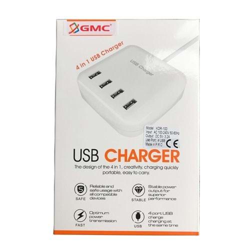 USB ÇOKLU ŞARJ KDR-100