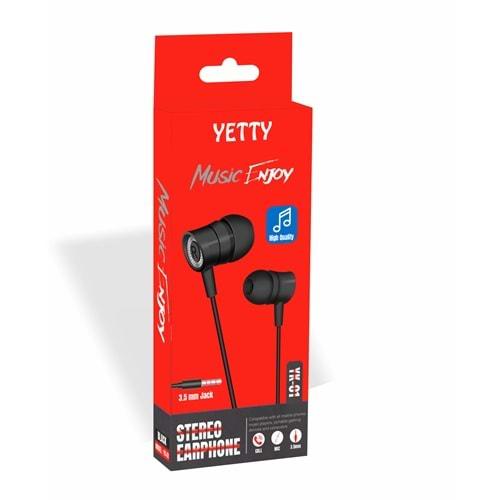 3.5 MM KULAKLIK SİYAH (YK-01)-10LU