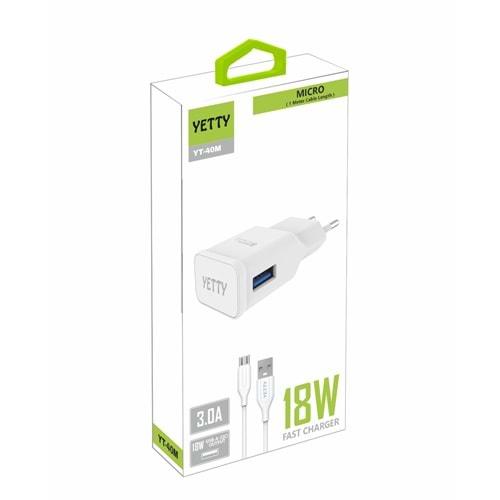 MİCRO 18W ŞARJ YETTY (YT-40M)-5Lİ